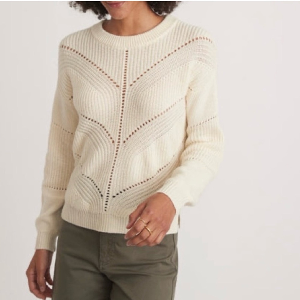 Marine layer, Olivia crewneck sweater